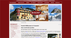 Desktop Screenshot of freinerhof.at